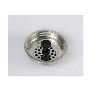 Tredoni 3.25" Sink Drain Strainer with Plug - Full Body Stainless Steel Drain Filter for ~3" Drain Openings (Full Body Strainer & Plug)