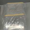 CIEOVO 2 Pack Airtight Dog Food Storage Container, 10Lbs Clear Pet Dog Food Storage Bin with Measuring Scoops for Rice Grain Pet Dog Cat Bird Dog Treat Storage Food Fresh