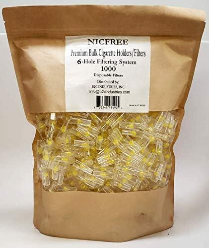 Bulk Cigarette Filters Premium Quality - 1000 Filters + 10 Free