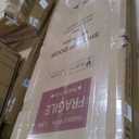 Frameless Pivot Shower Door 33-34" W x 72" H, Pivot Swing Shower Glass Door with 1/4"(6mm) Clear Tempered Glass Shower Door, Easy to Clean Bathroom Shower Door, Matte Black