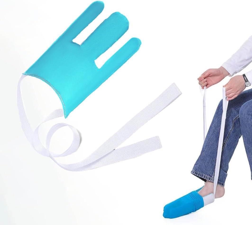 Sock Aid, Sock Aids for Putting on Socks, Sock Helper Sock Assistant Device No Bending for Seniors, Disabled, Pregnant, Sock Aide Sock Puller Aid Easy on and Off