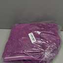 OLANLY Bathroom Rugs 36x24, Extra Soft Absorbent Chenille Bath Rugs, Rubber Backing Quick Dry, Machine Washable Bath Mats for Bathroom Floor, Tub and Shower, Home Decor Accessories, Purple