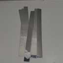 Amylove 10 Pcs Metal Strips Shim Stock Metal Sheet Shims Gap Filler Trim Strip 0.02'' Thickness(Stainless Iron,1'' Width)