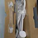 UltraSlim Bidet Attachment, NonElectric Bidet Attachment, Adjustable Fresh Cold Water Pressure, Stainless Steel Inlet (White)