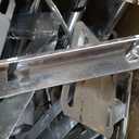 GZHERVICES 4 Pair Razor Wire Bracket, Hot-dip Galvanised V-Bracket, Barb Wire Extension Bracket, Roll Concertina Garden Fence Wire Bracket