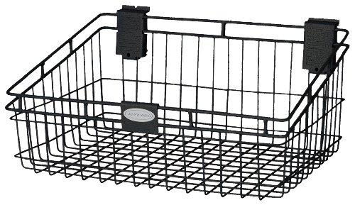 Suncast MB1218B Wire Basket 12x18 Inch, Black