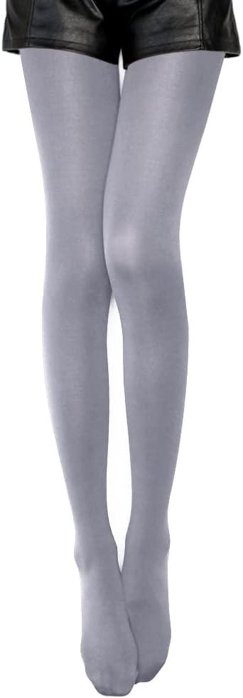 VERO MONTE 80D Opaque Tights For Women - 80 Denier Pantyhose Solid Opaque Tights (Medium-Large, [1 Pack] Dark Grey - Excellent Stretch - Opaque & Form Fitting)