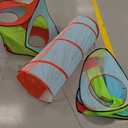 3pc Kids Play Tent for Toddler with Ball Pit+Crawl Tunnel+Castle Tent, Pop Up Children Playhouse for Boys and Girls Gift, Collapsible Baby Play Tent Toy Indoor and Outdoor Games