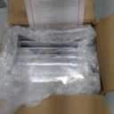 Ravinte 6 Pack Drawer Organizer - 6" X 9" Plastic Storage Bins, Acrylic Organizers with Non-Slip Pads Clear Desk Storage Tray for Makeup, Jewelries, Kitchen Utensils, Bathroom and Office