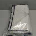 8 Pack Large Strong Moving Bags with Zippers & Carrying Handles - Water-Resistant - Heavy Duty Storage Tote for Space Saving, Fold Flat, Alternative to Moving Box (Semi-Transparent)