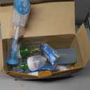 Dr. Brown's Natural Flow Anti-Colic Options+ Wide-Neck Glass Baby Bottle Starter Set with 100% Silicone Glass Bottle Sleeves, Baby Bottle Brush, HappyPaci Pacifier & Pacifier and Bottle Wipes, 0m+