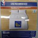 FOCO Unisex-Adult NBA Team Logo Bed in a Bag Comforter, Sheets, Pillow Cases Bedding 5-Piece Set (Full)