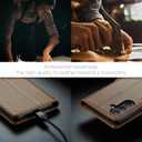 Wallet Case for Samsung Galaxy S26, PU Leather Magnetic Flip Case with RFID Blocking Card Holder Kickstand for Women Men, Shockproof Durable Protective Phone Cover for Galaxy S26 (Brown)