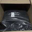 Smiry Spandex Tablecloth 6 Pack, Elastic Fitted Stretch Tablecloth for 6FT Rectangle Tables, Waterproof Washable Table Cover Skirt for Wedding, Banquet & Parties (Black, 72Lx30Wx30H Inch)