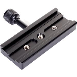 Hersmay 120mm Arca-Swiss Quick Release Plate with QR Clamp Adapter with 3/8" 1/4" Screw Hole Compatible for Camera Tripod Ball Head Monopod