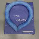 Cooling Neck Ring for Summer Outdoor Activities, Portable and Wearable Cooling Band for Heat Relief (Blue)