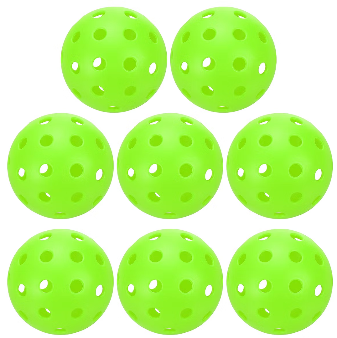 8 Pieces Pickleball Balls Official Size Ball 40 Holes Pickle Balls for Outdoor Sanctioned Tournament Play