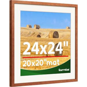 24x24 Frame, Distressed Farmhouse Wood Texture Picture Frame