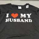 I Love My Husband, I Heart My Husband T-Shirt, XL