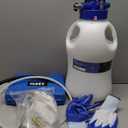 Orion Motor Tech Oil Extractor Pump and Dispenser Tool Kit, 10L Pneumatic Transmission Fluid Bleeder Set, 2.6gal 2 Way Vacuum Fluid Evacuator and Filler Oil Change Kit 15 ATF Refill Adapters 3 Hoses