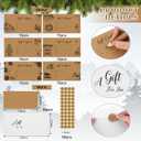 96 Set Gift Certificates for Business, Included Blank Certificate Cards with Gold Foil Envelopes and Stickers for Women Birthday Beauty Salon Restaurants Customer (Vintage)