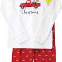 Hudson Baby Baby Cotton Pajama Set (White)