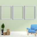 3 Set Panels Peel and Stick Premade Wainscoting Accent Wall Panels for Interior Wall Decor Easy DIY Build and Picture Frame Door Decor (16 x 20 in)