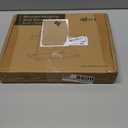 WALI Floating TV Shelf, 2 Tier Projector Shelf for DVD Players, Routers, Game Consoles, Cable Boxes, Living Room Decor Accessories, Wall Mount Shelves Holds Up to 22lbs (CS202N), 2-Shelf, Walnut Brown