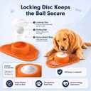 Anti-Slip Slow Feeder Dog Bowl and Lick Mat with Rolling Ball