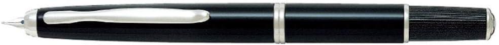 Pilot Fountain Pen Capless Fermo, Black Body, F-Nib