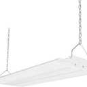 High Bay LED Shop Light 150W 22500LM 0-10V Dimmable 5000K Daylight | 120-277V 1.35 FT Commercial LED Linear High Bay Lights for Warehouse Workshop Supermarket Stadium Library,ETL1 Pack-New