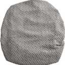Elastic Fabric Chair Cover for Home (Medium Grey)