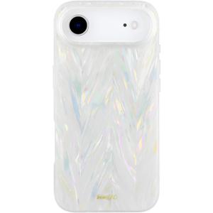 SCORPIFY for iPhone 17 Air Case [Compatible with MagSafe] with Colorful Pearl Aurora Spine Design, Cute Clear Magnetic Phone Cover for Women Girls and Men,Bumper with Mother of Pearl Shell Pattern
