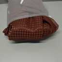 YellyHommy No Hook Shower Curtain with Snap in Liner Set Less Time Brown Waffle Shower Curtain for Bathroom 75" L x 72" W