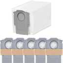 roborock 6 Packs Disposable Dust Bags for QrevoEdge2, QrevoSPro, QrevoCurv2Flow, QV35A, Saros10 & Saros20series, QrevoCurv, QrevoEdgeS5A, QrevoSlim, S8MaxUltra, QrevoMaxV, QRevo series Robot Vacuum