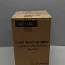 3-Speed Electric Food Processor: Meat Grinder, Vegetable Chopper & Baby Food Maker - 300W, 2 Bowls (8 Cup Stainless Steel+8 Cup Glass), Quiet Operation