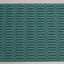 Softalker Faux Linen Placemats Set of 4-12 x 18 Inch, Heat Resistant Double Layered Durable Burlap Farmhouse Place Mats, Non-Slip Washable Rustic Table Mats for Dining, Kitchen, Party（Green)
