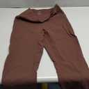 RBX Active Womens Capris Leggings Yoga Athletic Workout Cropped Leggings, (Corset Chocolate, Size Medium)