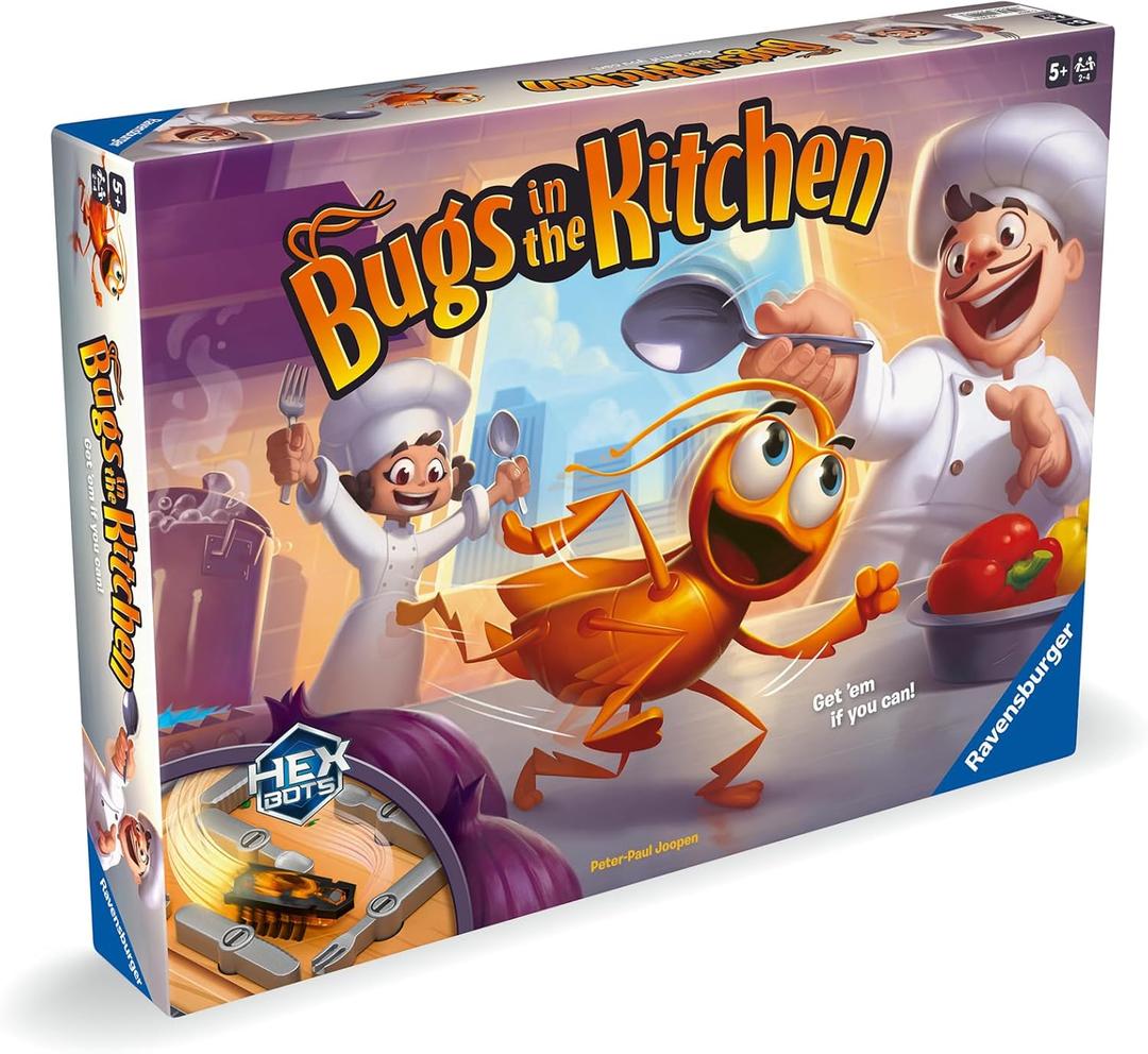 Ravensburger Bugs in The Kitchen 2024 - Enthralling Family Board Game | Ideal for Kids and Adults Aged 5 and Up | Offers Great Replay Value | Designed for 2-4 Players