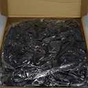 Artificial Rose Flowers,100 pcs Foam Roses Bulk Black Fake Flower Heads for DIY Crafts Wedding Bouquets Rose Wall Kissing Balls Bridal Shower Party Decorations(Black)