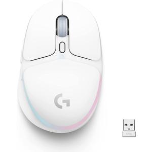 Logitech G705 Wireless Gaming Mouse, Customizable LIGHTSYNC RGB Lighting, Lightspeed Wireless, Bluetooth Connectivity, Lightweight, PC/Mac/Laptop - White Mist