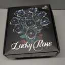 2 x Gothic Black Rose Bouquet Building Kit, 12Pcs Botanical Home Decor