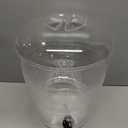Creativeware 3-Gallon Beverage Dispenser- Poly Prop Beverage Dispenser, Clear
