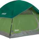 Sundome Camping Tent with Rainfly, 4 Person Tent Sets Up in 10 Mins, Weatherproof Shelter for Camping, Festivals, Backyard, Sleepovers, & More (Contains PFAS, Spruce Green)