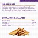 Beefhide Twist Sticks 5" Dog Chew Treats - Chicken Flavor, 1 lb/2 Pack