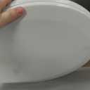 BEMIS 500EC 390 Toilet Seat with Easy Clean & Change Hinges, 1 Pack Round, Cotton White