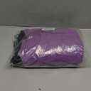 Men's Cotton T-Shirts Oversized Unisex Short Sleeves Casual Loose Wash Solid Basic Tee Tops (XX-Large, A-purple+grey+black)