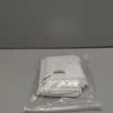 Anmao White Semi Sheer Light Filtering Curtains 63 Inches Long 2 Panels, Flower Pattern Drapes for Living Room Bedroom, Rod Pocket Sheer Window Treatments with Floral Design, 52x63 Inch