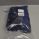 Velvet Throw Pillow Covers Set of 2, Soft Decorative Ruffle Cushion Cases for Couch Sofa Bedroom, 18 x 18 Inches, Navy Blue