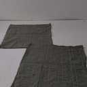 MIULEE Decorative Linen Check Throw Pillow Covers Neutral Farmhouse Vintage Christmas Pillow Covers 20x20 Set of 2 Boho Modern Home Decor for Sofa Couch Bedroom Cushion Dark Olive Green